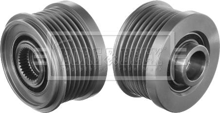 Borg & Beck BBA5011 - Pulley, alternator, freewheel clutch car-mod.net