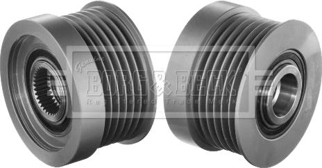 Borg & Beck BBA5020 - Pulley, alternator, freewheel clutch car-mod.net