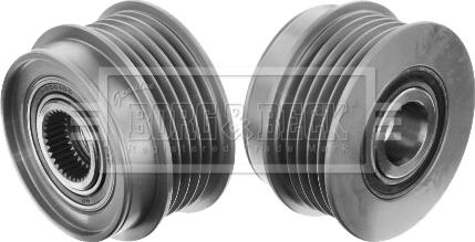 Borg & Beck BBA5027 - Pulley, alternator, freewheel clutch car-mod.net