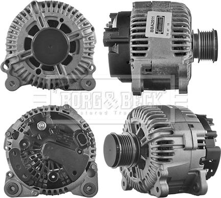 Borg & Beck BBA2511 - Alternator car-mod.net