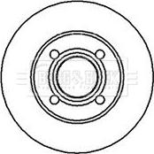 Borg & Beck BBD4946 - Brake Disc car-mod.net