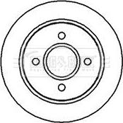 Borg & Beck BBD4984 - Brake Disc car-mod.net