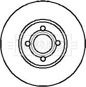 Borg & Beck BBD4973 - Brake Disc car-mod.net