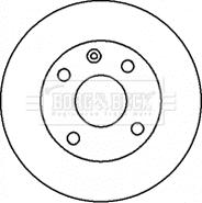 Borg & Beck BBD4435 - Brake Disc car-mod.net