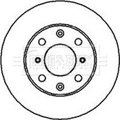 Borg & Beck BBD4007 - Brake Disc car-mod.net