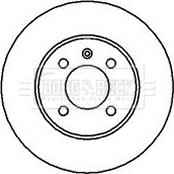 Borg & Beck BBD4037 - Brake Disc car-mod.net