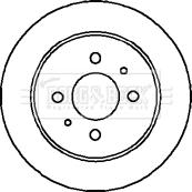 Borg & Beck BBD4198 - Brake Disc car-mod.net