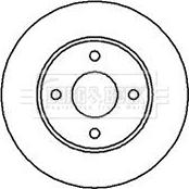 Borg & Beck BBD4868 - Brake Disc car-mod.net