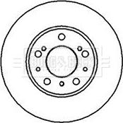 Borg & Beck BBD4881 - Brake Disc car-mod.net