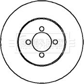 Borg & Beck BBD4833 - Brake Disc car-mod.net