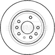 Borg & Beck BBD4396 - Brake Disc car-mod.net