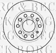 Borg & Beck BBD4315 - Brake Disc car-mod.net
