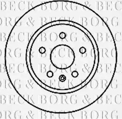 Borg & Beck BBD4766 - Brake Disc car-mod.net