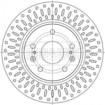 Borg & Beck BBD5400 - Brake Disc car-mod.net