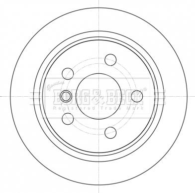 Borg & Beck BBD5426 - Brake Disc car-mod.net