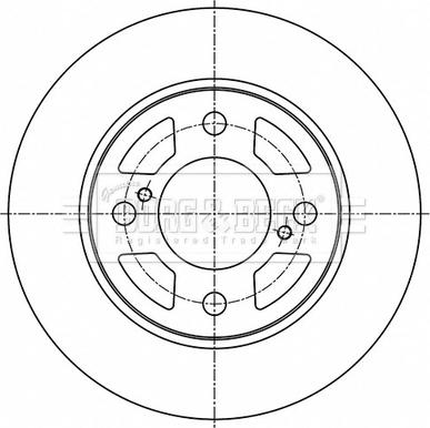 Borg & Beck BBD5530 - Brake Disc car-mod.net