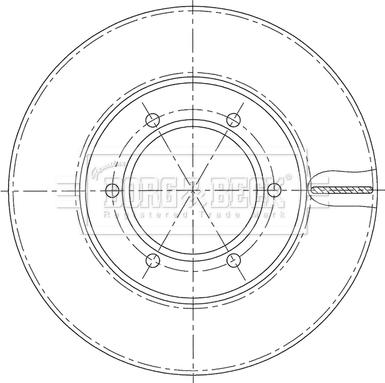 Borg & Beck BBD5197 - Brake Disc car-mod.net