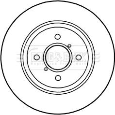 Borg & Beck BBD5280 - Brake Disc car-mod.net