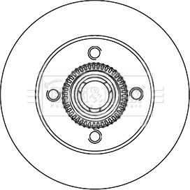 Borg & Beck BBD6060S - Brake Disc car-mod.net