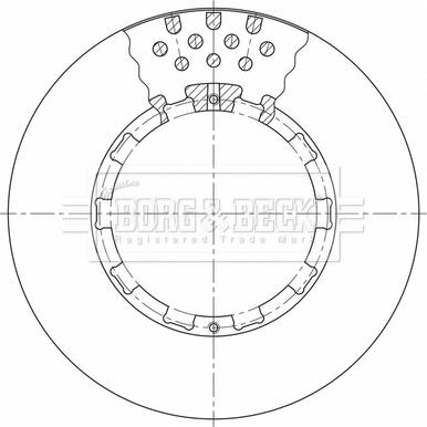 Borg & Beck BBD32641 - Brake Disc car-mod.net