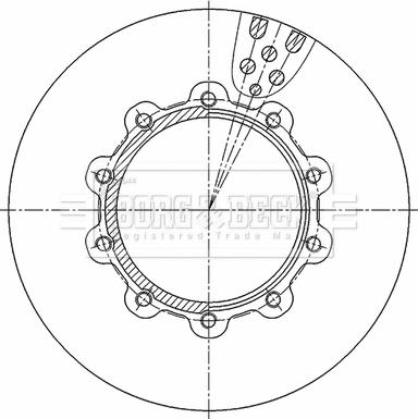 Borg & Beck BBD32642 - Brake Disc car-mod.net