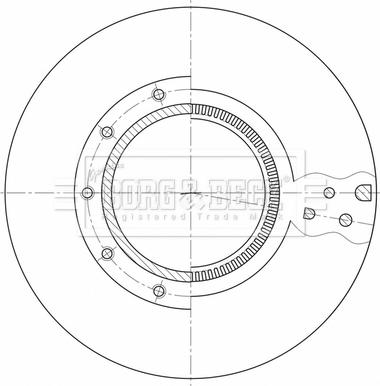 Borg & Beck BBD32619 - Brake Disc car-mod.net