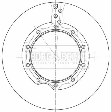 Borg & Beck BBD32632 - Brake Disc car-mod.net