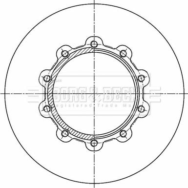 Borg & Beck BBD32839 - Brake Disc car-mod.net
