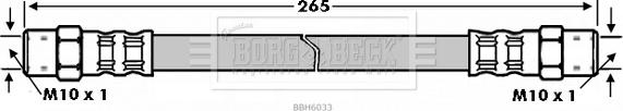 Borg & Beck BBH6033 - Brake Hose car-mod.net