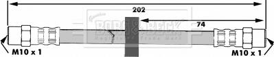 Borg & Beck BBH6024 - Brake Hose car-mod.net
