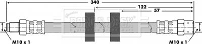 Borg & Beck BBH6023 - Brake Hose car-mod.net