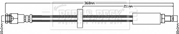 Borg & Beck BBH6776 - Brake Hose car-mod.net