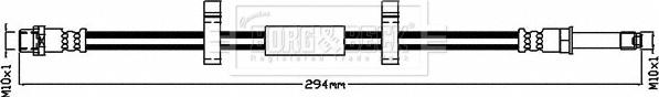 Borg & Beck BBH8463 - Brake Hose car-mod.net