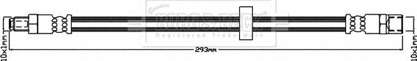 Borg & Beck BBH8410 - Brake Hose car-mod.net