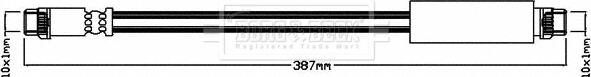 Borg & Beck BBH8561 - Brake Hose car-mod.net