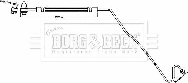Borg & Beck BBH8504 - Brake Hose car-mod.net