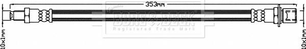 Borg & Beck BBH8096 - Brake Hose car-mod.net