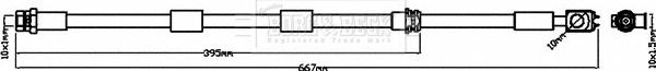 Borg & Beck BBH8380 - Brake Hose car-mod.net