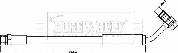Borg & Beck BBH8381 - Brake Hose car-mod.net
