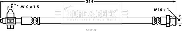 Borg & Beck BBH7922 - Brake Hose car-mod.net