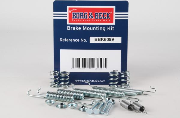 Borg & Beck BBK6099 - Accessory Kit, brake shoes car-mod.net
