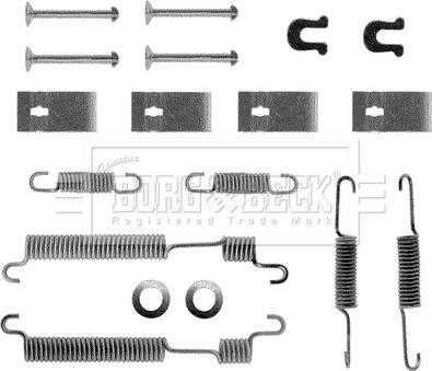 Borg & Beck BBK6040 - Accessory Kit, brake shoes car-mod.net