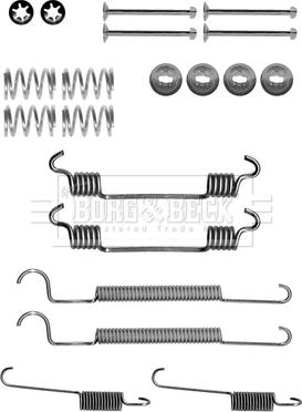 Borg & Beck BBK6194 - Accessory Kit, brake shoes car-mod.net