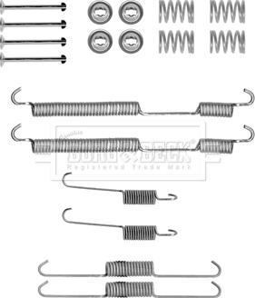 Borg & Beck BBK6146 - Accessory Kit, brake shoes car-mod.net