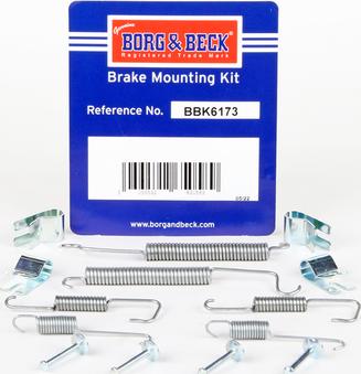 Borg & Beck BBK6173 - Accessory Kit, brake shoes car-mod.net