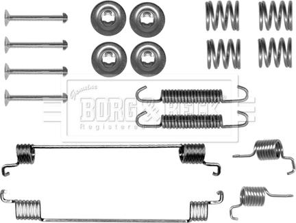Borg & Beck BBK6308 - Accessory Kit, brake shoes car-mod.net