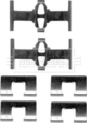 Borg & Beck BBK1400 - Accessory Kit for disc brake Pads car-mod.net