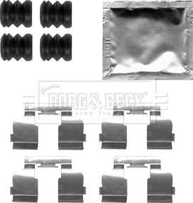 Borg & Beck BBK1515 - Accessory Kit for disc brake Pads car-mod.net