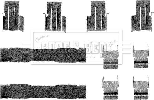 Borg & Beck BBK1094 - Accessory Kit for disc brake Pads car-mod.net