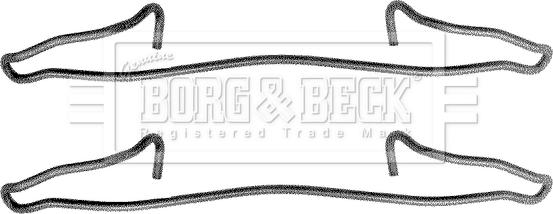 Borg & Beck BBK1038 - Accessory Kit for disc brake Pads car-mod.net